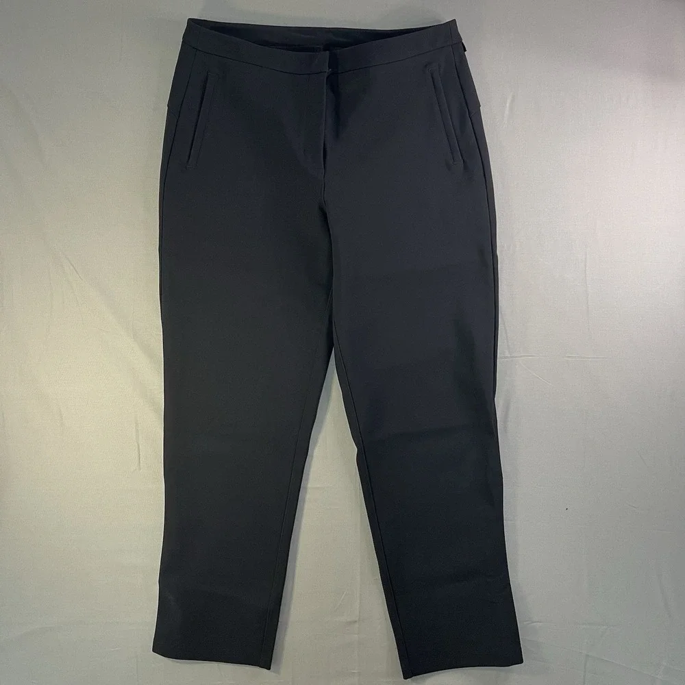 Lululemon Womens Pants Black Slim Stretch Travel Commuter Everyday Pant Size 10